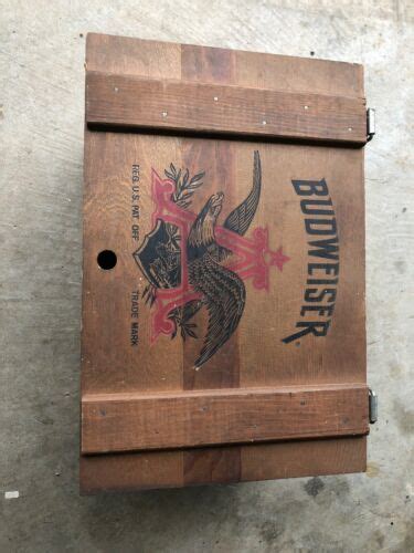 anheuser-busch inc vintage electric beer box|old Anheuser-Busch beer crate.